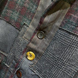 JUNYA WATANABE MAN PATCHWORK TWEED JACKET AD2013