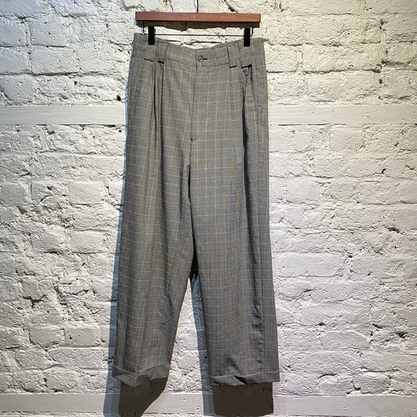 GIANNI VERSACE
VINTAGE PRINCE OF WALES CHECK TROUSERS
