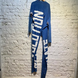 VIVIENNE WESTWOOD/WORLDS END LEONARD PELTIER IS INNOCENT SQUIGGLE SASH TOP