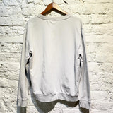 ALEXANDER MCQUEEN MCQ LIGHT GREY SWEATER