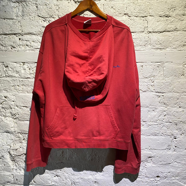 VETEMENTS POUR FEMME TRICOTS ETE 2016 “REVERSIBLE” RED HOODIE