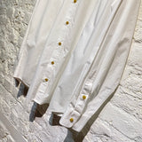 VIVIENNE WESTWOOD WHITE 2 BUTTON KRALL SHIRT