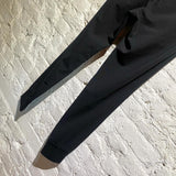 WOOYOUNGMI BLACK CUFFED TROUSERS