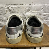 SAINT LAURENT WHITE STAR TRAINERS