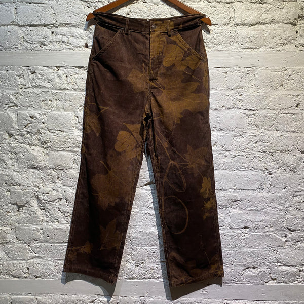 DRIES VAN NOTEN BROWN PRINT CORDS