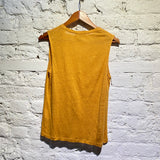 JAEGER ORANGE (TURMERIC) LINEN VEST
