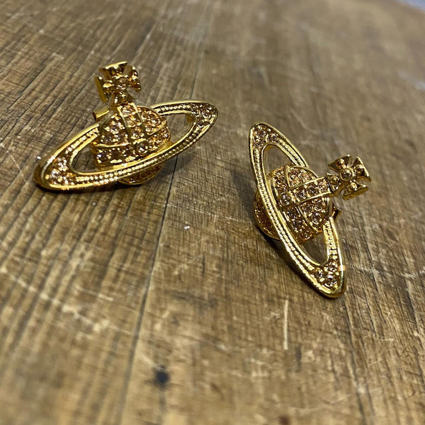 VIVIENNE WESTWOOD MINI BAS RELIEF EARRINGS