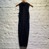 HERVE LEGER MIDNIGHT BODYCON DRESS