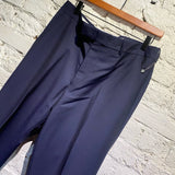 ALEXANDER MCQUEEN NAVY DRESS  TROUSERS