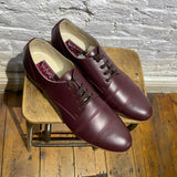 NEMETH DEEP RED OXFORD SHOES