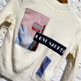 NAERSI SELECTED CREAM KNIT SWEATER