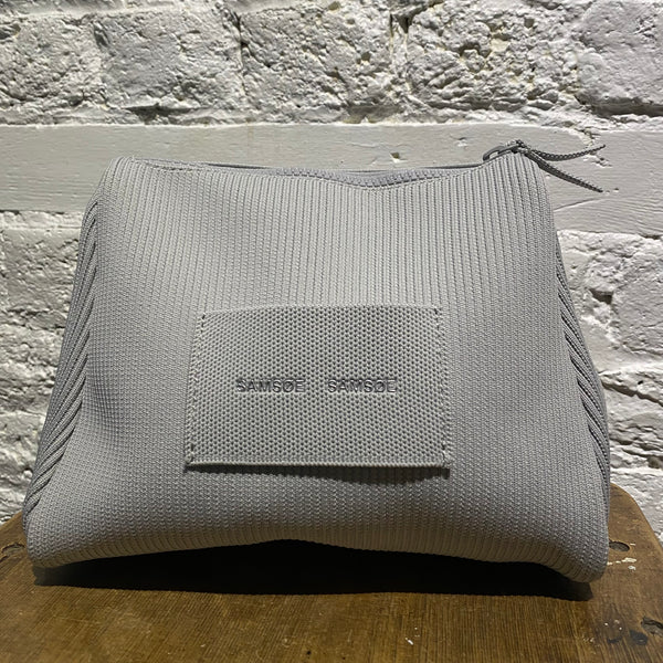 SAMSOE SAMSOE GREY “SAMIRA” FLYKNIT POUCH