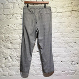 SHIPS JET BLUE P.O.W. CHECK TROUSERS