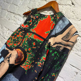 JW ANDERSON ONE SLEEVE GILBERT & GEORGE PRINT TOP