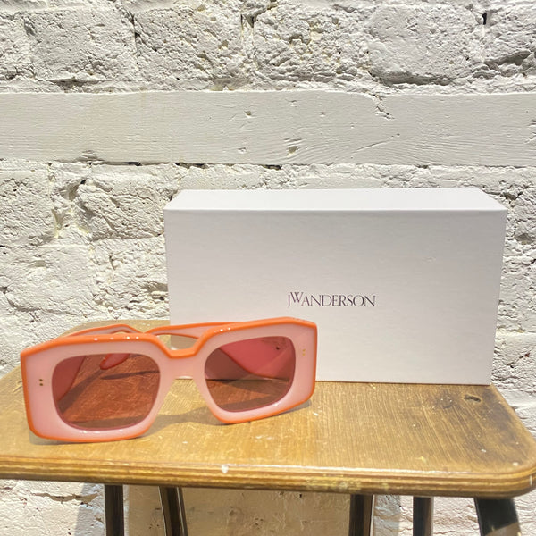 JW ANDERSON PINK/ORANGE BUMPER SUNGLASSES