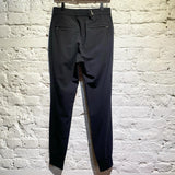 WOOYOUNGMI BLACK CUFFED TROUSERS