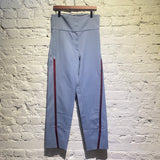 KIKO KOSTADINOV BLUE/BURGUNDY “SATURN WAIST” TROUSERS
