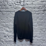 ALEXANDER MCQUEEN	MCQ BLACK PLAIN WOOLEN SWEATER