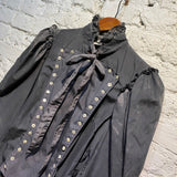 DOLCE & GABBANA D&G GREY COTTON BLOUSE