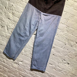 RAF SIMONS DUAL CONSTRUCTION TWO TONE JEANS