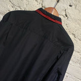 ALEXANDER MCQUEEN BLACK/RED LONG SLEEVED  SHIRT