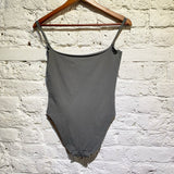 SKIMS CHARCOAL GREY BODYSUIT