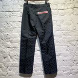 CHARLES JEFFREY LOVERBOY BLACK JACQUARD TROUSERS