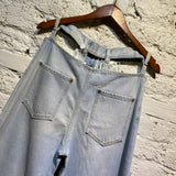 MARGIELA MM1 STONEWASH CUTOUT JEANS