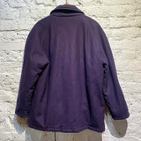 E TAUTZ PURPLE WOOL COAT