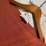 ADOLF DOMINGUEZ RUST CRINKLE DRESS