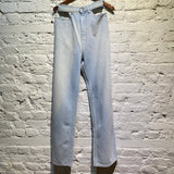 MARGIELA MM1 STONEWASH CUTOUT JEANS