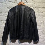 PINKO BLACK LEATHER JACKET