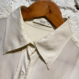 PRADA CREAM SILK SHIRT