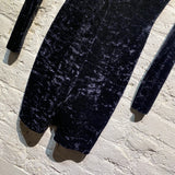 BALENCIAGA MIDNIGHT VELVET PLAYSUIT/DRESS