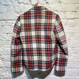 R13 TARTAN WOOL MIX JACKET
