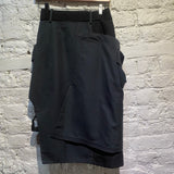 SEIVSON NAVY/BLACK UTILITY SKIRT