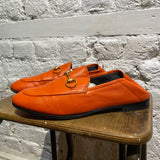 GUCCI ORANGE LOAFERS