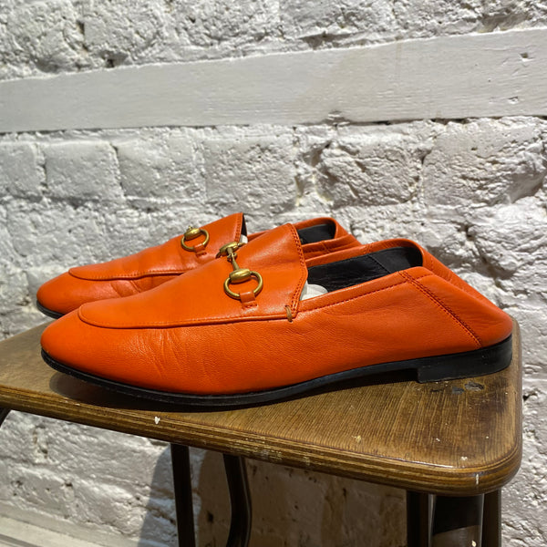 GUCCI ORANGE LOAFERS