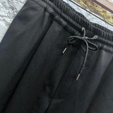 ALEXANDER MCQUEEN	MCQ BLACK PLAIN COTTON SWEATPANTS