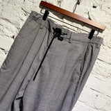 SHIPS JET BLUE P.O.W. CHECK TROUSERS