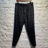 ANN DEMEULEMEESTER WOOL CHECK PANTS