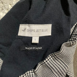 SHIPS JET BLUE P.O.W. CHECK TROUSERS