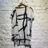 LIMI FEU LIGHT GREY/BLACK TUNIC