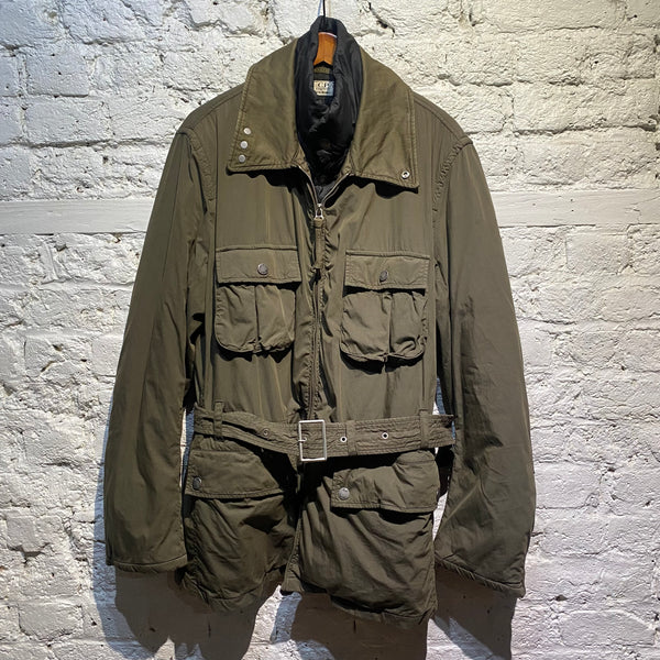 CP COMPANY OLIVE GREEN COAT