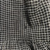 HOUSE OF WONDERING SILK BLACK/WHITE DRESS