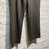 VERSACE VERSUS VINTAGE BROWN CHALK STRIPE SUIT