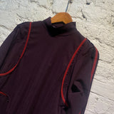 PRONOUNCE BURGUNDY TECH TOP