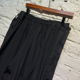 DION LEE BLACK COTTON MIX PARACHUTE PANTS