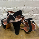 SONIA RYKIEL OPEN TOE PLATFORM HEELS