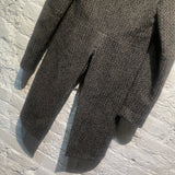 MOSCHINO COUTURE! WOOL MIX TWEED TAIL COAT